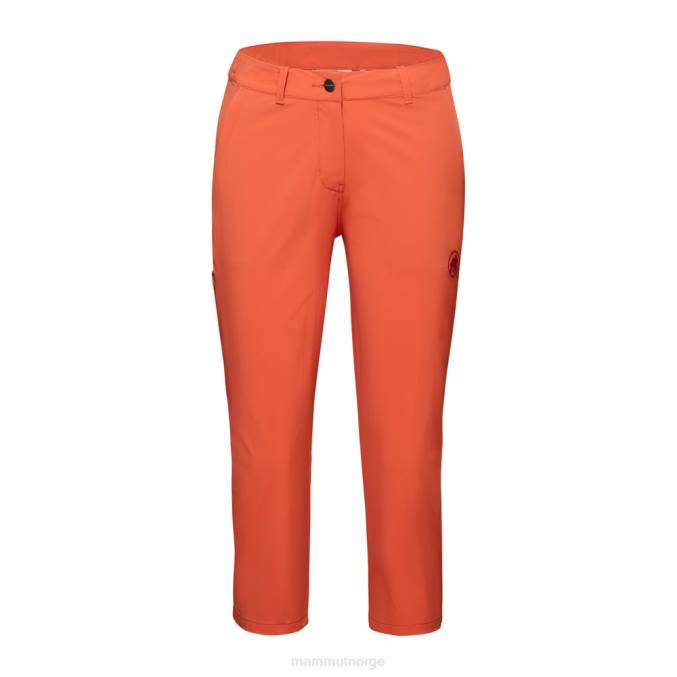 Mammut klær kvinner runbold capri bukser terrakotta 8L8B820