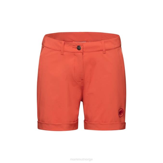 Mammut klær kvinner runbold rullemansjettshorts terrakotta 8L8B172