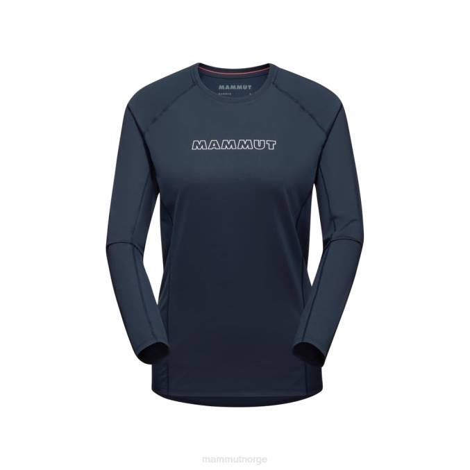 Mammut klær kvinner selun fl longsleeve logo marine 8L8B868