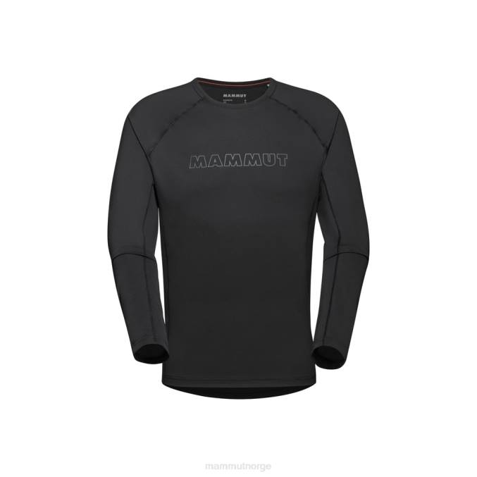 Mammut klær menn selun fl longsleeve logo svart 8L8B143